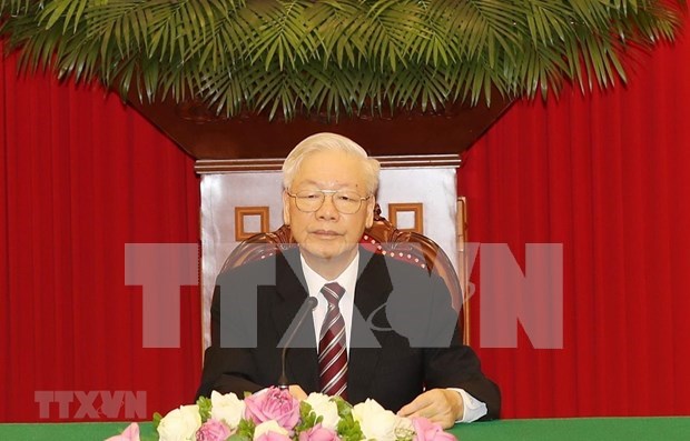 Party leader holds phone talk with Cuban Party First Secretary